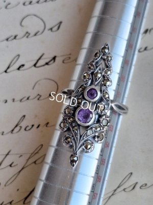 画像13: アメジスト&マーカサイトリング