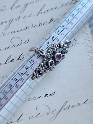 画像2: アメジスト&マーカサイトリング