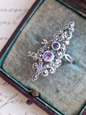 画像10: アメジスト&マーカサイトリング