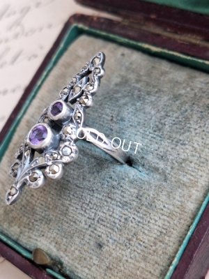 画像11: アメジスト&マーカサイトリング