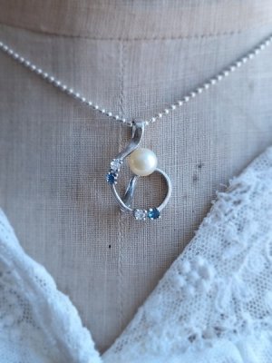 画像13: パール装飾シルバーペンダント