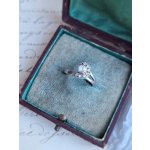 画像: クリスタルガラスシルバーリング