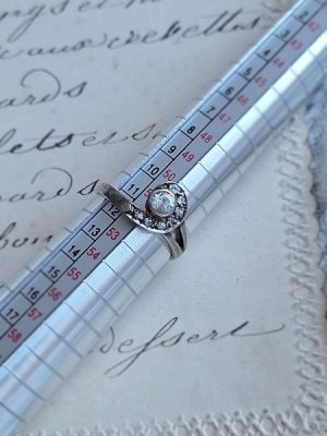 画像2: クリスタルガラスシルバーリング