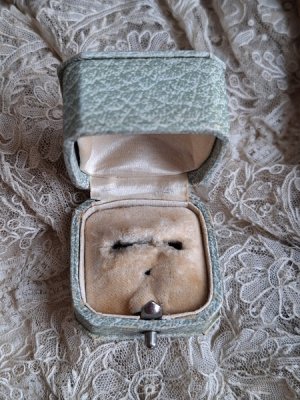 画像11: ボックス付アンティークガーネット石リング