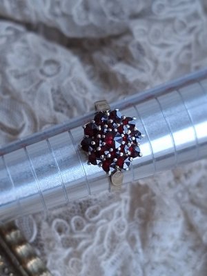 画像3: ボックス付アンティークガーネット石リング