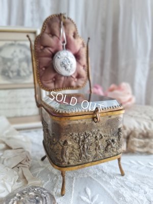画像21: 懐中時計スタンド付天使のジュエリーボックス