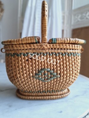 画像2: アンティークドールバスケット