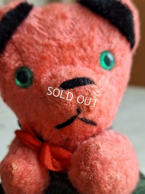 画像3: アンティークJPMピンク小さなテディベア