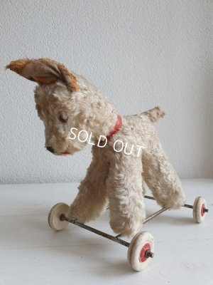 画像6: アンティーク車輪付きドッグ