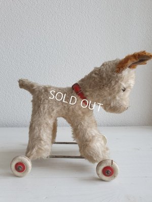 画像2: アンティーク車輪付きドッグ