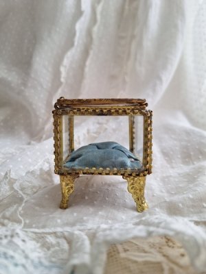 画像14: クッション付ガラスジュエリーケース