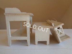 画像4: アンティークドール家具セット