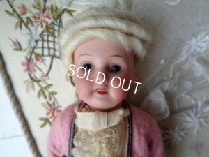 画像2: アーモンドマルセルペアビスクヘッドドール