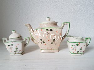 画像11: 陶器製トイティーセット