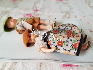 画像2: ドイツ製ペイントペアビスクドール