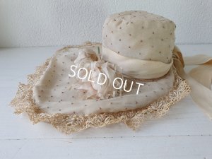 画像7: 布花付ドールハット