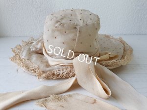 画像8: 布花付ドールハット