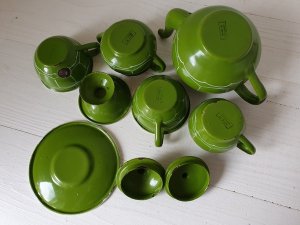 画像2: ホーローおままごとティーセット