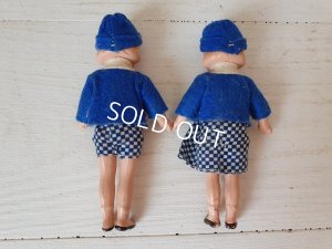 画像9: ドイツ製ペインテッドペアビスクドール