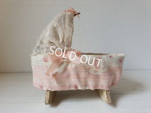 画像9: アンティークドールベッド