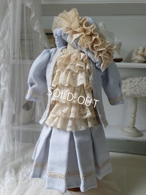 画像2: アンティ―クレースドールドレス&ボネ