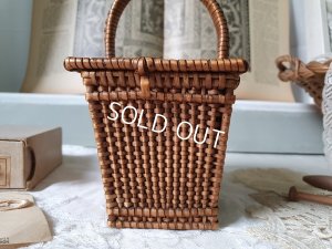 画像6: アンティークドールバスケット