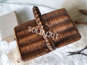 画像11: アンティークドールバスケット