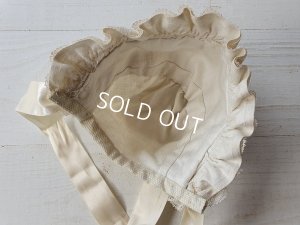 画像9: アンティークレースドールボネ