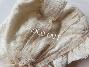 画像6: アンティークレースドールボネ