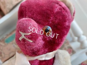 画像7: アンティークフレンチピンクテディベア