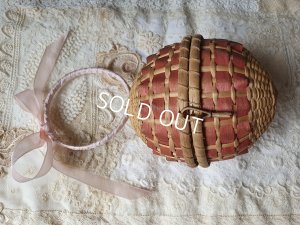 画像2: アンティークドールバスケット