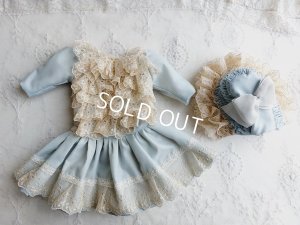 画像2: アンティ―クレースドールドレス&ボネ