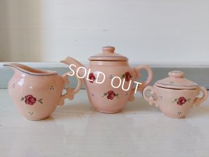 画像6: おままごと陶器ポットとクリーマーセット