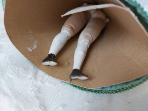 画像13: アンティークブロンドビスクヘッドドール