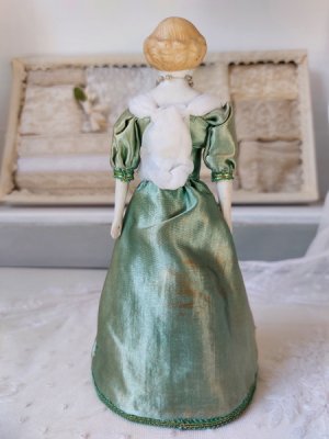 画像6: アンティークブロンドビスクヘッドドール