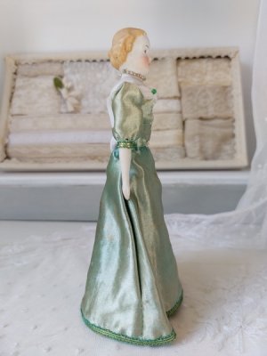 画像7: アンティークブロンドビスクヘッドドール