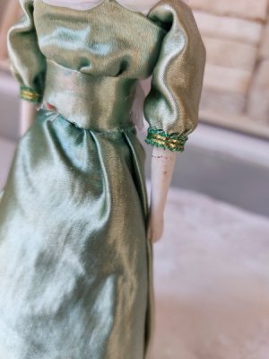 画像8: アンティークブロンドビスクヘッドドール