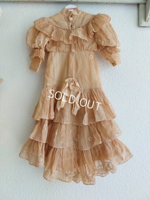 画像2: アンティークドールドレス&ボネ