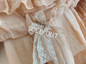 画像12: アンティークドールドレス&ボネ