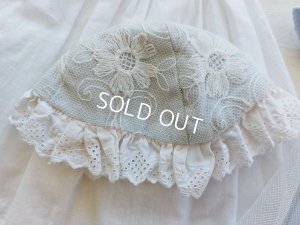 画像4: アンティークレースドールドレス&ボネ