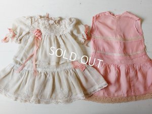 画像2: アンティークレースドールドレス＆ボンネット