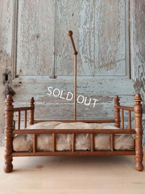 画像3: アンティークドールベッド