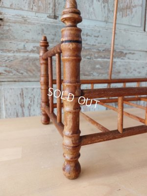 画像6: アンティークドールベッド