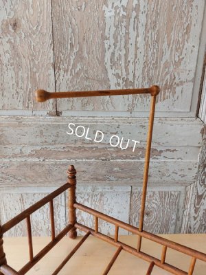 画像5: アンティークドールベッド