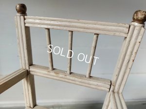 画像8: アンティーク白いドールチェア