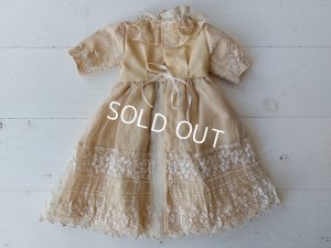 画像9: アンティークレースドールドレス