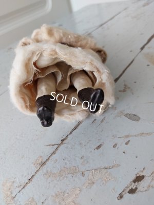 画像9: クリスマスコットンコスチュームアンティークビスクドール