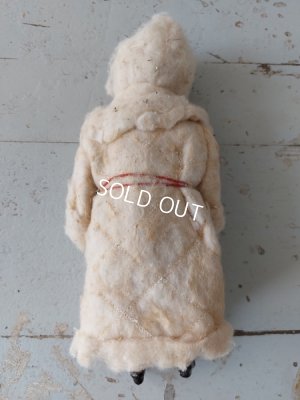 画像10: クリスマスコットンコスチュームアンティークビスクドール