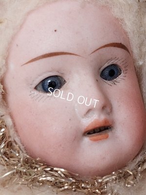 画像3: クリスマスコットンコスチュームアンティークビスクドール