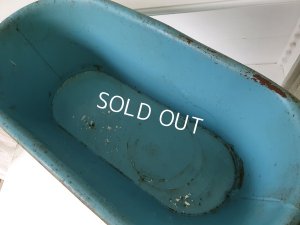 画像13: アンティークブリキ製バスタブセット